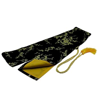 Amazon.co.jp: JomMart 刀袋 黒色ベース 梅花 中 110cm 日本刀